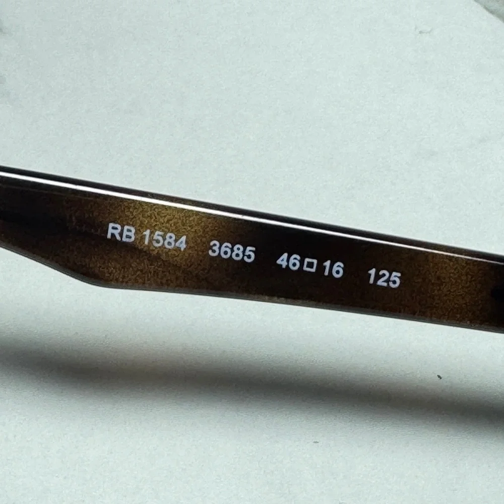 Ray-Ban RB 1584 3685 Havana Tortoise Eyeglasses Frame 46-16-125 Designer Glasses